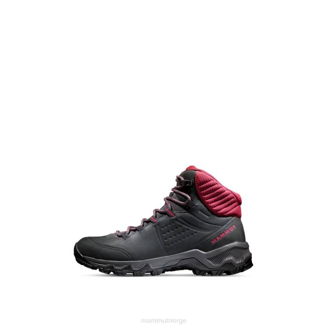 Mammut fottøy kvinner nova iv mid gtx svart-blod rød 8L8B355