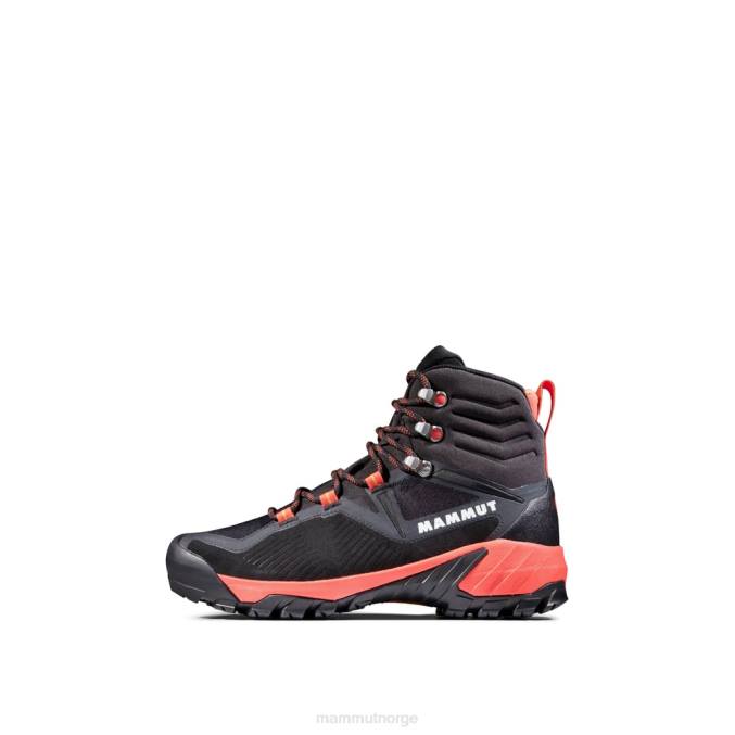 Mammut fottøy kvinner sapuen høy gtx svart-mørk laks 8L8B1260