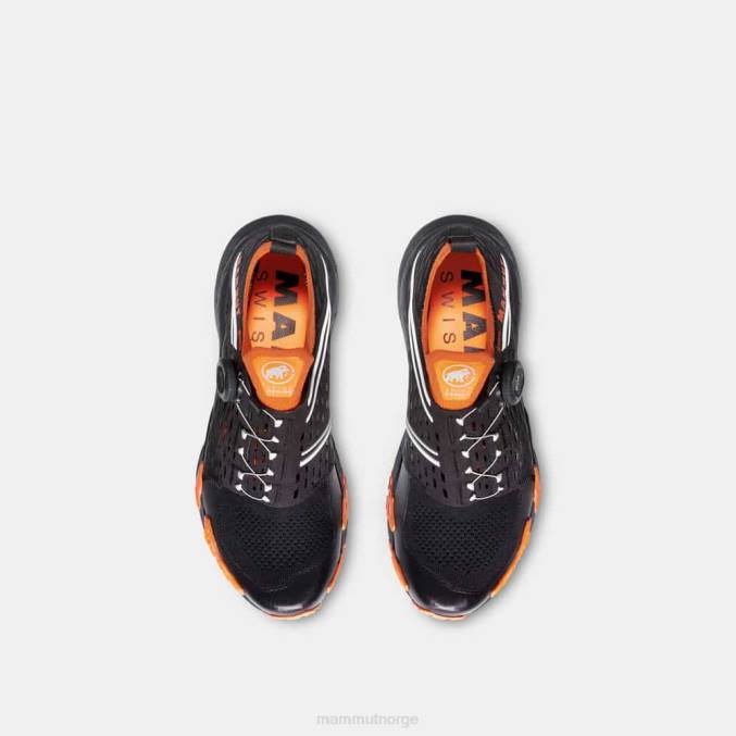 Mammut fottøy kvinner aenergy tr boa mid gtx svart-mørk mandarin 8L8B1266