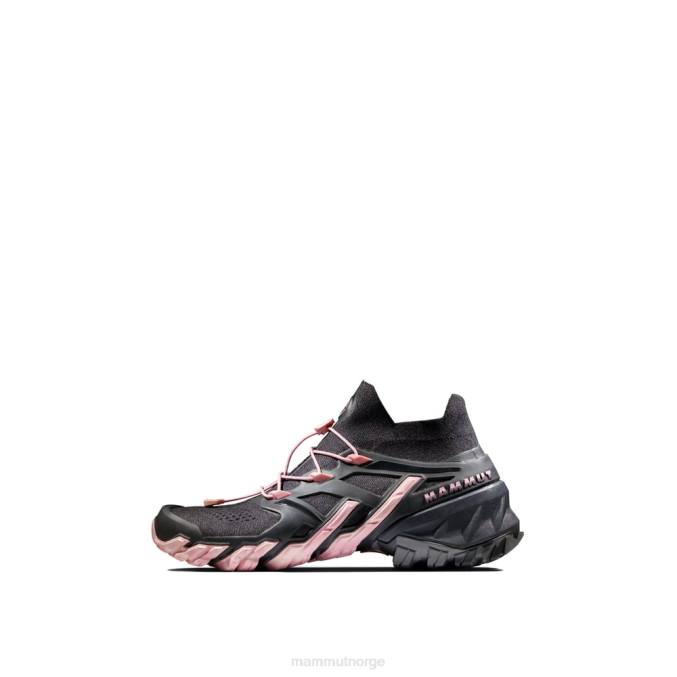Mammut fottøy kvinner aegility pro mid dt svart-mørk pudderrose 8L8B345