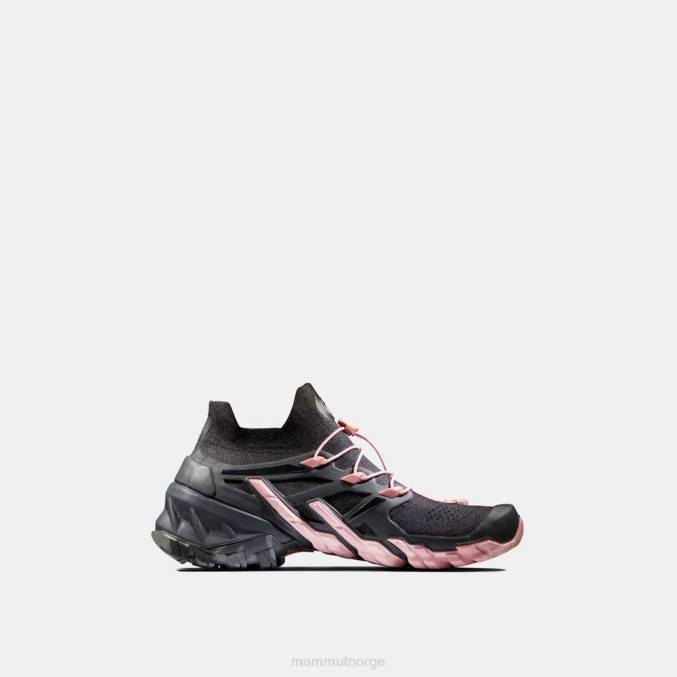 Mammut fottøy kvinner aegility pro mid dt svart-mørk pudderrose 8L8B345