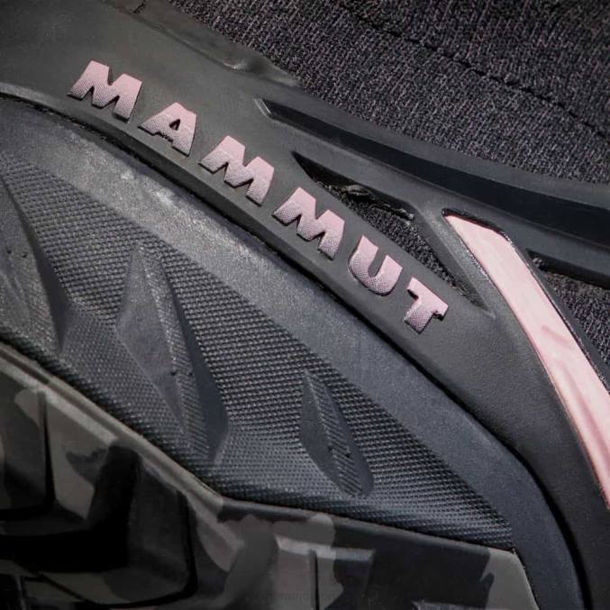 Mammut fottøy kvinner aegility pro mid dt svart-mørk pudderrose 8L8B345