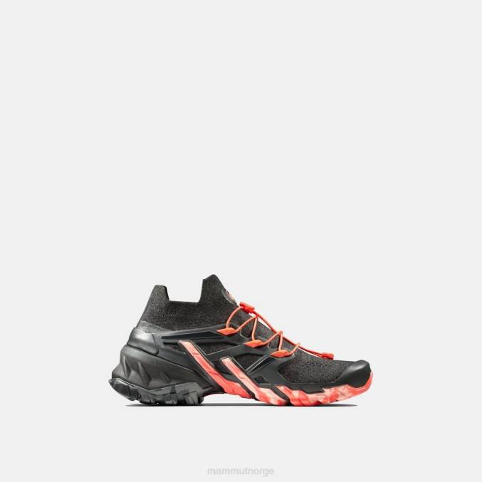 Mammut fottøy kvinner aegility pro mid svart-mørk laks 8L8B346