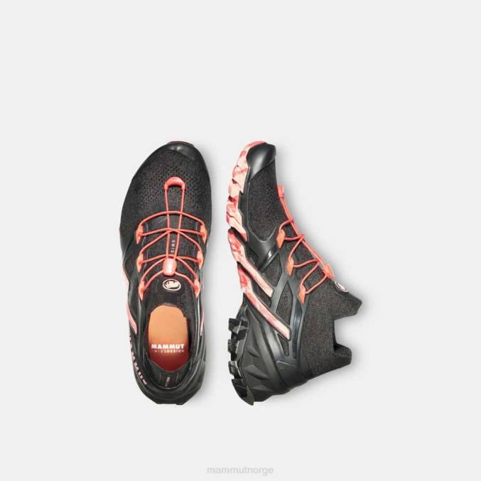 Mammut fottøy kvinner aegility pro mid svart-mørk laks 8L8B346