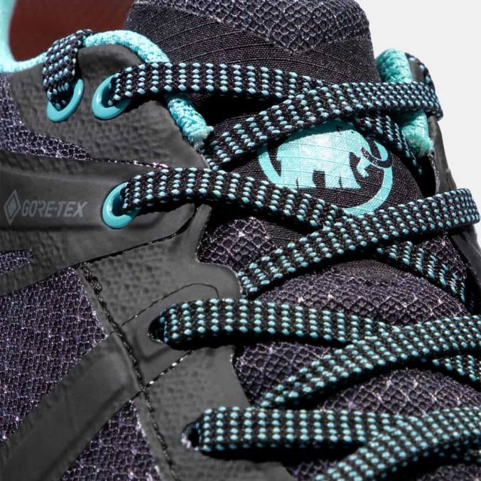 Mammut fottøy kvinner sertig ii lav gtx svart-mørk frost 8L8B1283