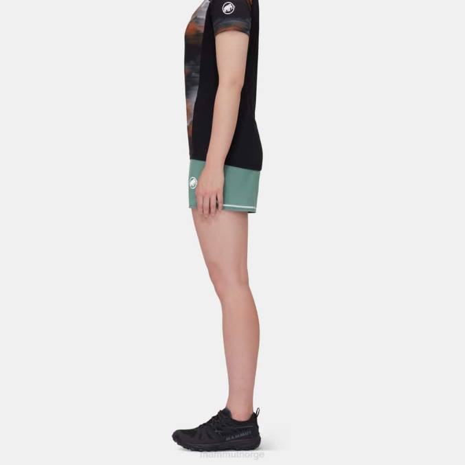 Mammut klær kvinner aenergy tr shorts mørk jade-svart 8L8B975
