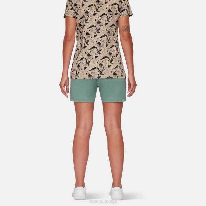 Mammut klær kvinner massone lett shorts mørk jade 8L8B791