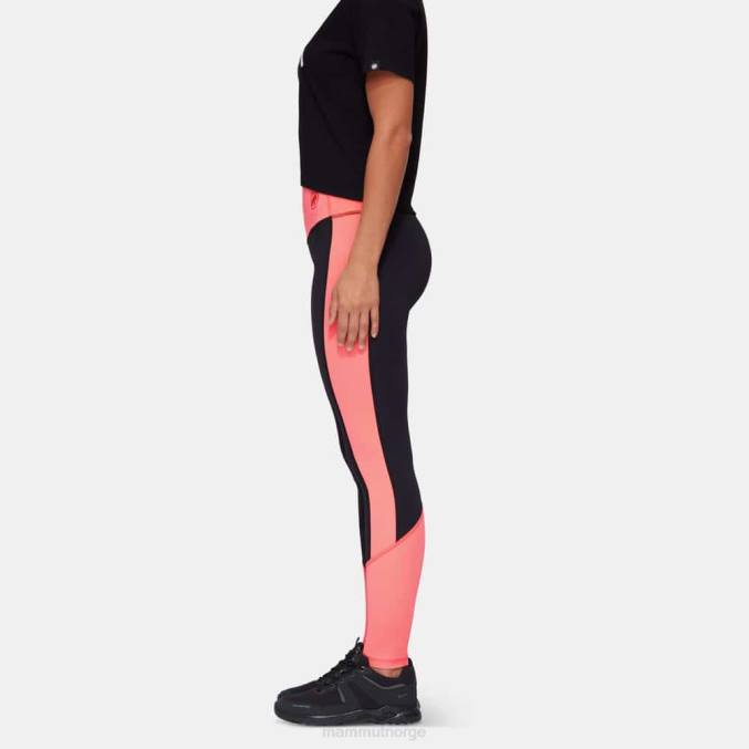 Mammut klær kvinner massone tights svart-laks 8L8B841