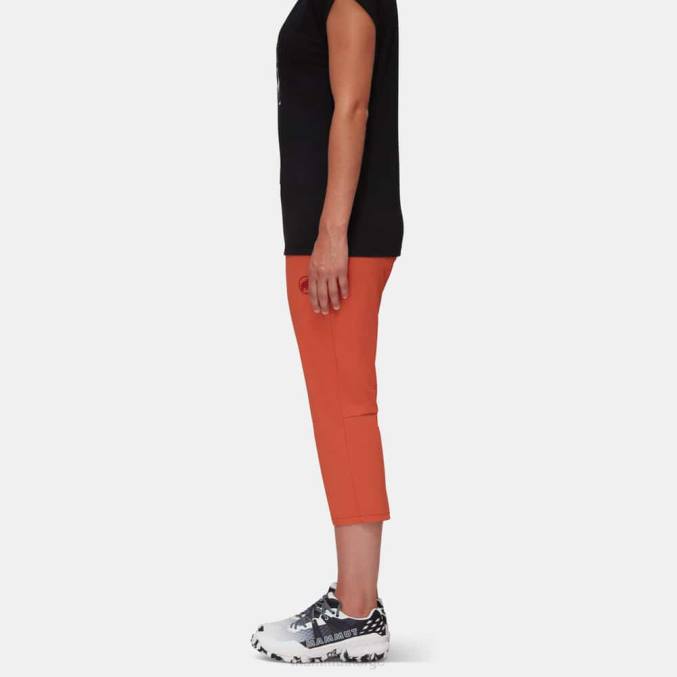 Mammut klær kvinner runbold capri bukser terrakotta 8L8B820