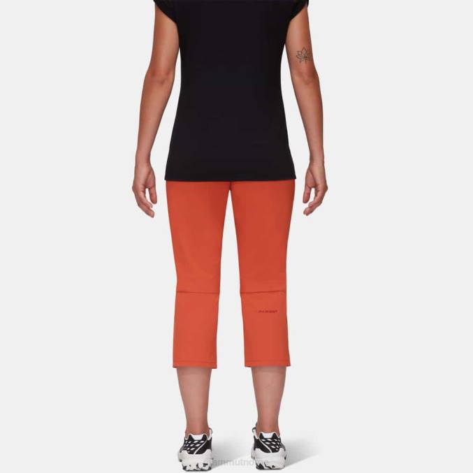 Mammut klær kvinner runbold capri bukser terrakotta 8L8B820
