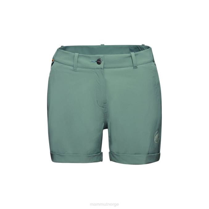Mammut klær kvinner runbold rullemansjettshorts mørk jade 8L8B953