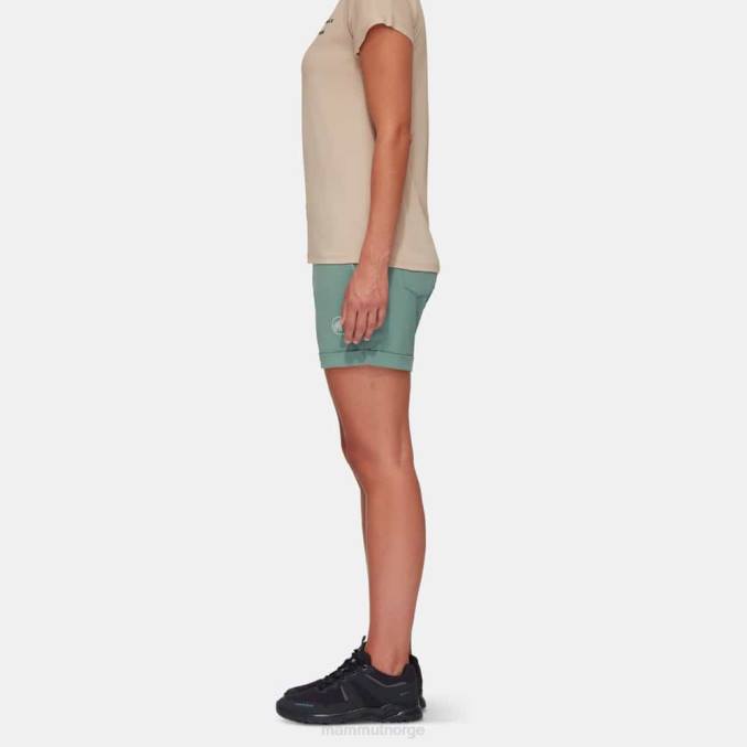 Mammut klær kvinner runbold rullemansjettshorts mørk jade 8L8B953