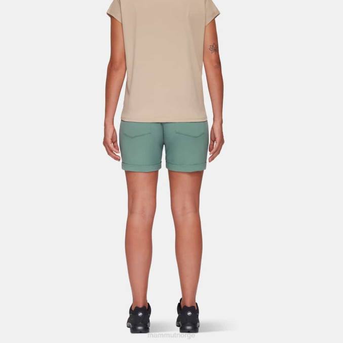 Mammut klær kvinner runbold rullemansjettshorts mørk jade 8L8B953