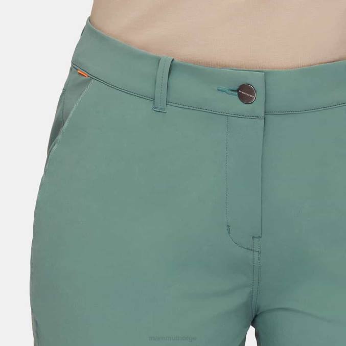 Mammut klær kvinner runbold rullemansjettshorts mørk jade 8L8B953