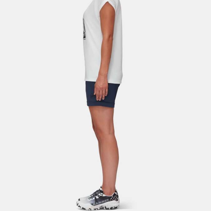 Mammut klær kvinner runbold rullemansjettshorts marine 8L8B951