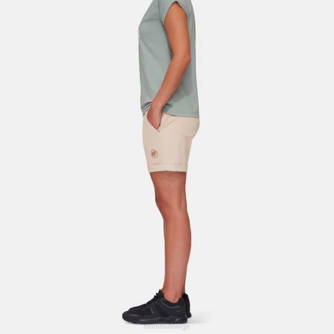 Mammut klær kvinner runbold rullemansjettshorts savanne 8L8B952
