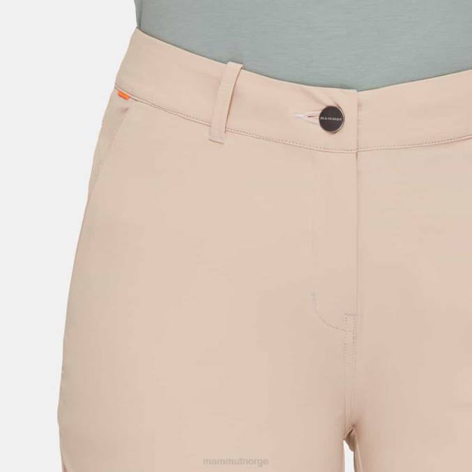 Mammut klær kvinner runbold rullemansjettshorts savanne 8L8B952