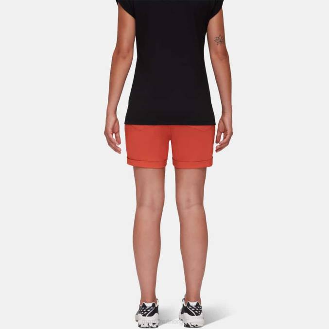 Mammut klær kvinner runbold rullemansjettshorts terrakotta 8L8B172