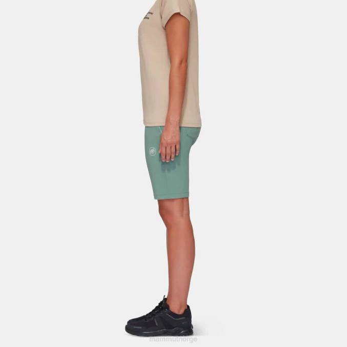 Mammut klær kvinner runbold shorts mørk jade 8L8B826
