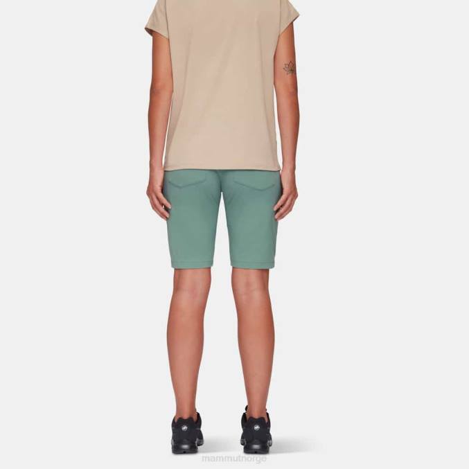 Mammut klær kvinner runbold shorts mørk jade 8L8B826