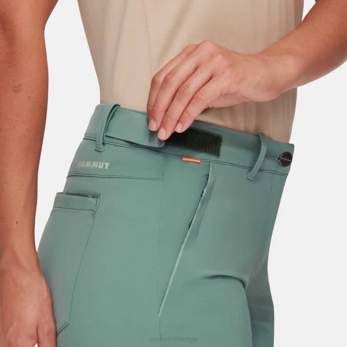 Mammut klær kvinner runbold shorts mørk jade 8L8B826