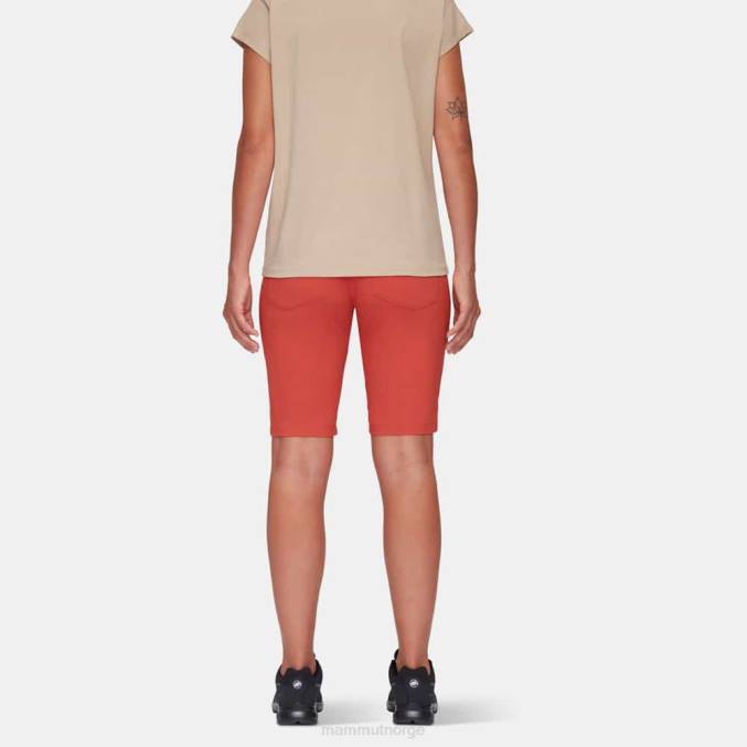 Mammut klær kvinner runbold shorts terrakotta 8L8B823