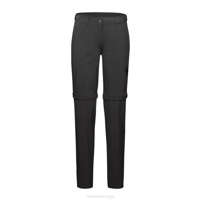 Mammut klær kvinner runbold zip off bukser fantom 8L8B1116