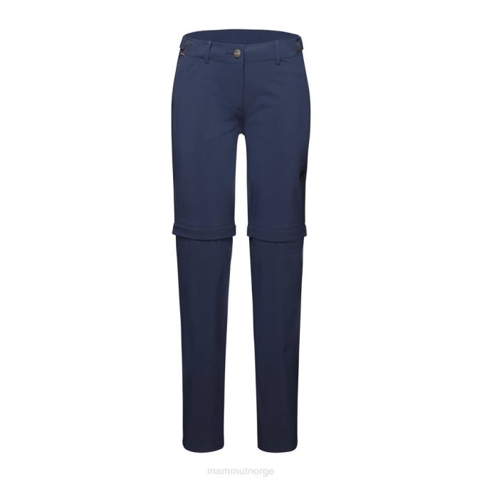 Mammut klær kvinner runbold zip off bukser marine 8L8B264