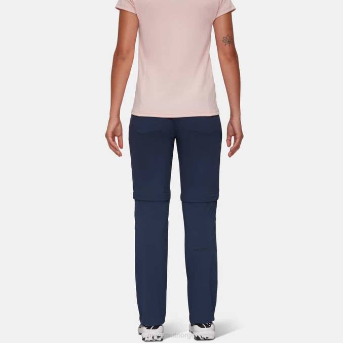 Mammut klær kvinner runbold zip off bukser marine 8L8B264