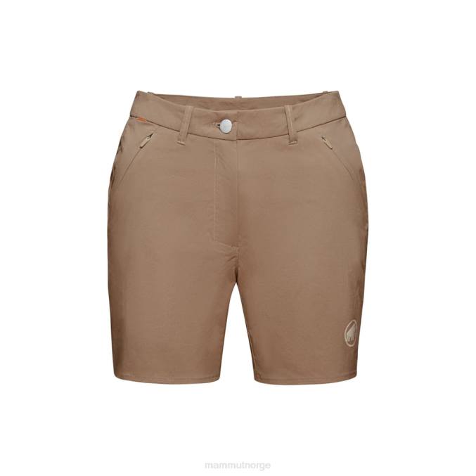 Mammut klær kvinner turshorts mørk sand 8L8B1080