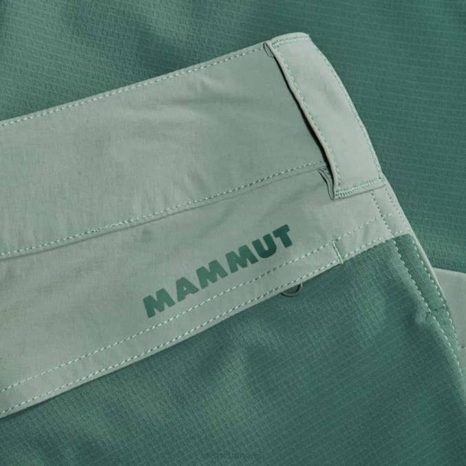 Mammut klær kvinner zinal hybrid bukser med glidelås jade-mørk jade 8L8B1100