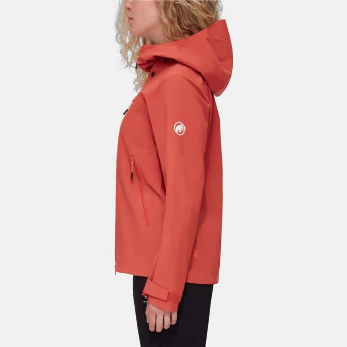 Mammut klær kvinner alto guide hs hettejakke terrakotta 8L8B655