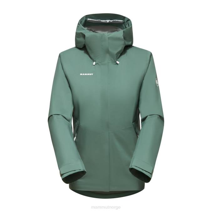 Mammut klær kvinner alto hs hettejakke mørk jade 8L8B675