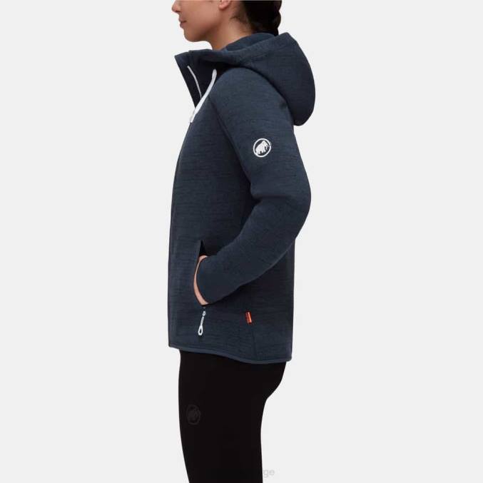 Mammut klær kvinner arctic ml hettejakke marine melange 8L8B271