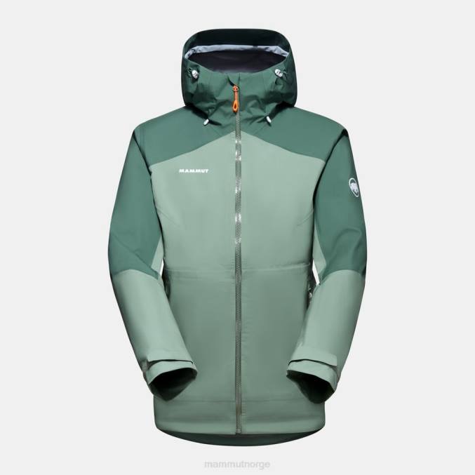 Mammut klær kvinner convey tour hs hettejakke jade-mørk jade 8L8B746