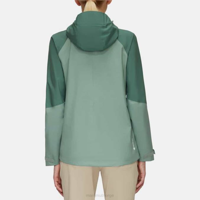 Mammut klær kvinner convey tour hs hettejakke jade-mørk jade 8L8B746