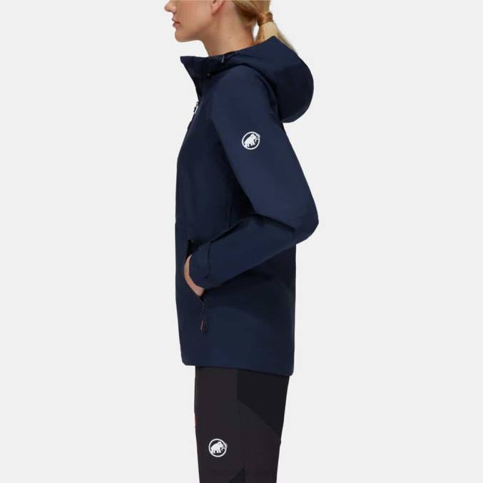 Mammut klær kvinner convey tour hs hettejakke marine 8L8B745