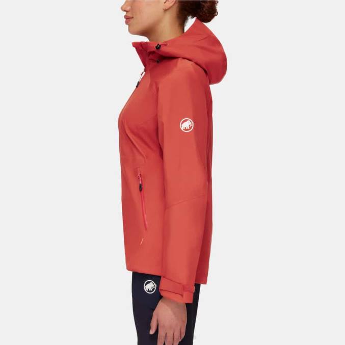 Mammut klær kvinner convey tour hs hettejakke terrakotta 8L8B67