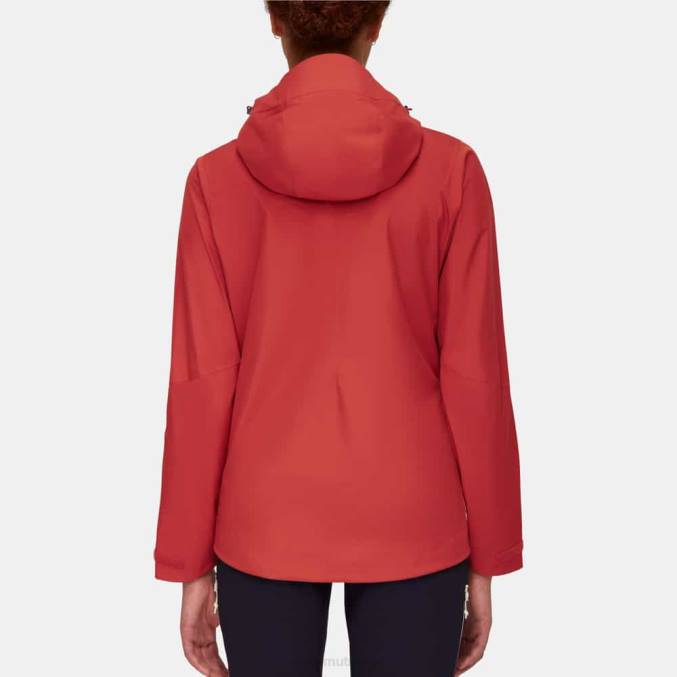Mammut klær kvinner convey tour hs hettejakke terrakotta 8L8B67
