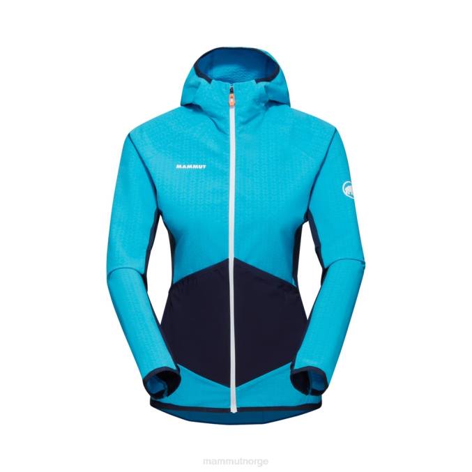 Mammut klær kvinner eiger speed ml hybrid hettejakke himmelnatt 8L8B91