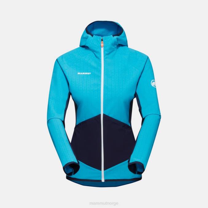 Mammut klær kvinner eiger speed ml hybrid hettejakke himmelnatt 8L8B91