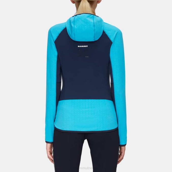 Mammut klær kvinner eiger speed ml hybrid hettejakke himmelnatt 8L8B91
