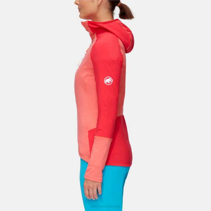 Mammut klær kvinner eiswand advanced ml hettejakke berberis-azalea 8L8B964