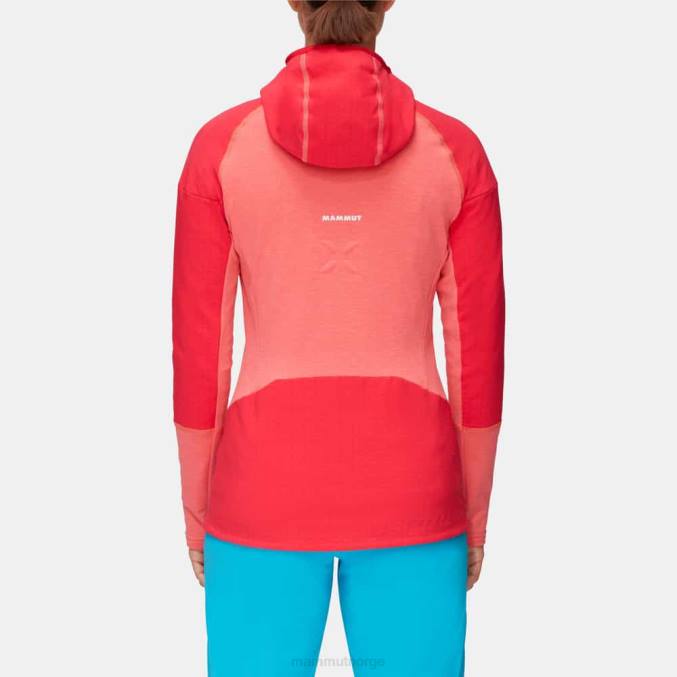Mammut klær kvinner eiswand advanced ml hettejakke berberis-azalea 8L8B964