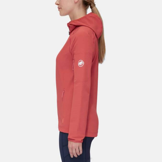 Mammut klær kvinner madris light ml hettejakke terrakotta 8L8B831