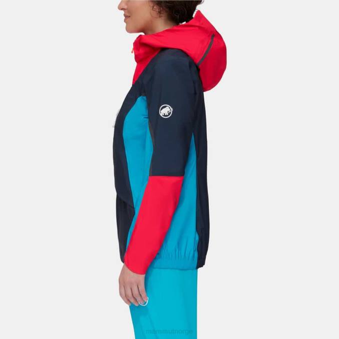Mammut klær kvinner nordwand light hs hettejakke natt-azalea 8L8B681
