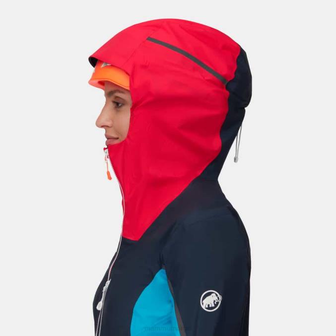 Mammut klær kvinner nordwand light hs hettejakke natt-azalea 8L8B681