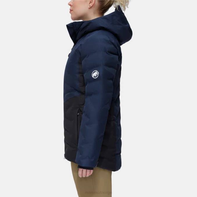Mammut klær kvinner photics ski hs termo-hettejakke svart-marin 8L8B677