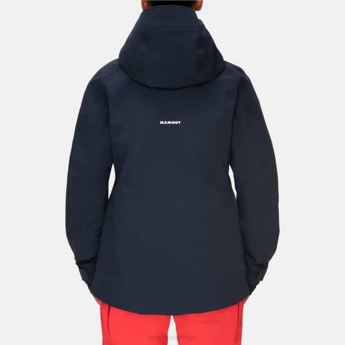 Mammut klær kvinner stoney hs termojakke marin-hvit 8L8B767