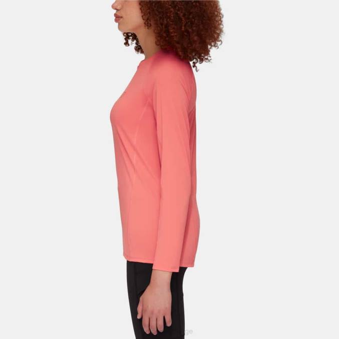 Mammut klær kvinner selun fl longsleeve logo laks 8L8B867